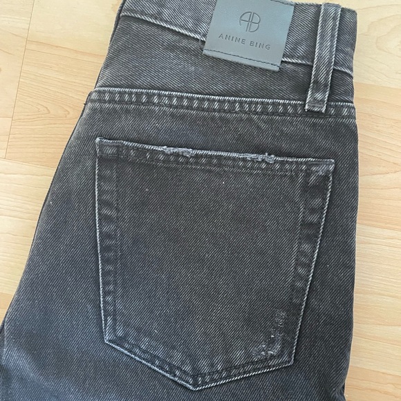 Anine bing straight leg black jeans - Picture 4 of 7